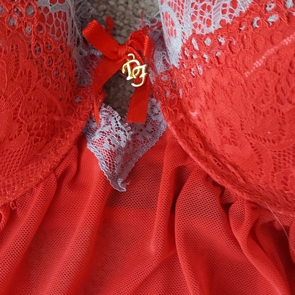 Daisy Fuentes 🍋Baby Doll Lingerie Top - Picture 2 of 3